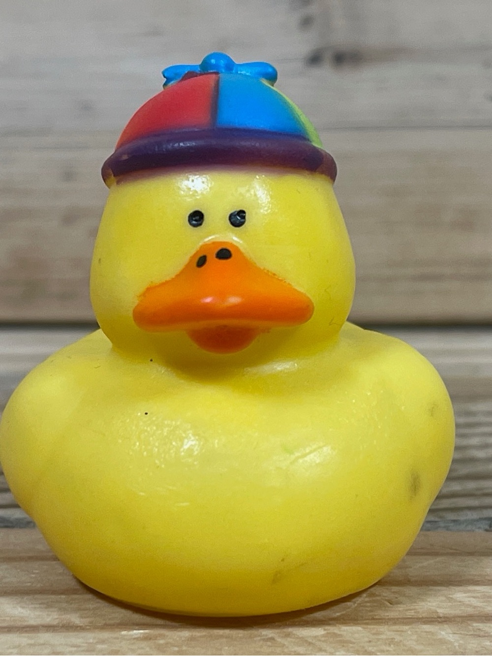 Propeller Hat Yellow Rubber Ducky Bath Tub Squirter (2”) Water Pool Duck Figure